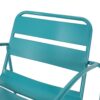 Contemporary Conrad Chair Outdoor Seating - Teal - Image 10