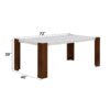 Hettie - Dining Table With Engineered Stone Top - Brown - Image 7