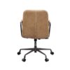 Eclarn - Top Grain Leather Office Chair - Brown - Image 5