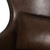 Accent Chair With Nailhead Trim And Birch Wood Legs - Dark Brown - Image 11