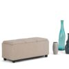 Avalon - Storage Ottoman - Natural - Image 9
