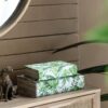 Botanical And Book Boxes (Set of 2) - White / Green - Image 8