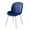 Chuchip - Side Chair (Set of 2) - Blue / Gold - Image 6