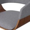 Lowell - Adjustable Swivel Bar Stool - Light Gray - Image 7