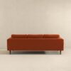 Amber - Mid-Century Modern Luxury Modern Velvet Sofa - Brown / Burnt Orange - Image 5