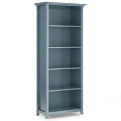 Amherst - 5 Shelf Bookcase - French Blue