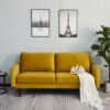 Plush Comfort Loveseat - Goldenrod - Image 5