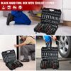 Tool Set Socket And Ratchet Wrench Toolbo 71 Pieces Toolbox Universal Home Car Repair Tool Set For Men Homeowners Diy Enthusiasts And Mechanics - Black - Image 10