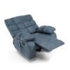 Contemporary Massage Recliner With Pillow Tufted Design - Charcoal - Image 10