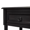 Console Table Sofa Table With Drawers For Entryway With Projecting Drawers And Long Shelf - Espresso - Image 16