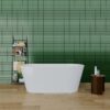 55.12" x 31.1" Acrylic Freestanding Bathtub, Contemporary Soaking Tub With Chrome Overflow And Drain I Cupc Certified For Quality Assurance, 22A02-55 - Glossy White - Image 3