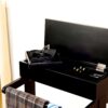 Portable Garment Rack, Clothes Valet Stand With Storage Organizer - Black - Image 8