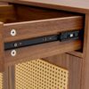 Multi Functional Modern Minimalist Shoe Cabinet Perfectly Blends Into Nordic, Japanese, And Industrial Style Homes - Walnut - Image 13