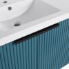Contemporary Wall Mounted Bathroom Vanity With Resin Sink & Soft Close Doorі - Lake Blue - Image 15
