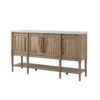 Cement Topped Server With Cane Insets - Sand - Image 3