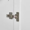 Tall Bathroom Storage Cabinet, With Two Doors And Drawers, Adjustable Shelf, MDF Board - White - Image 22