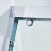 Double Sliding Shower Door Aluminium Alloy Frame, 5 / 16" (8Mm) Thick Sgcc Tempered Clear Glass - Chrome - Image 6