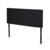 Marakesh - Contemporary Fabric Upholstered King / California King Headboard - Black - Image 7