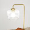 Haven - Clear Table Lamp, Button Control - Gold / White / White Marble - Image 8