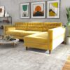 Christian - Sectional Sofa Right Facing - Dark Yellow - Image 10