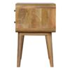 Curved Bedside Table - Oak - Image 8