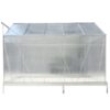 6.3'x10.2'x7' Polycarbonate Greenhouse, Heavy Duty Outdoor Aluminum Walk-In Green House Kit With Rain Gutter, Vent And Door For Backyard Garden - Aluminium - Image 12