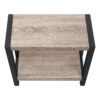 Accent Side Table, Narrow, Small, 2 Tier, Versatile Placement - Taupe - Image 5