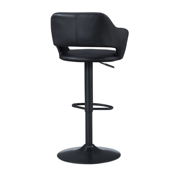 Swivel Stool Bar Height, Adjustable, Contemporary & Modern - Black