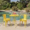 Colmar - 3 Piece Metal Set - Yellow - Image 5