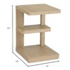 Clove - Chairside Table - Tan - Image 6