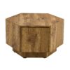 Hexagonal Coffee Table With Drawers - Wood - Image 13