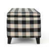 Contemporary Storage Ottoman With Seating And Storage - Black - Image 12