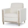 1 Seater Sofa For Living Room - Beige - Image 2
