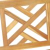 Alejandro - Exotic Acacia Wood Porch Swing With Slat Panel Seating - Teak - Image 12