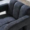 31.10" Boucle Upholstered Accent Chair - Dark Gray - Image 14