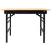 Portable Folding Work Table With Measuring Tape And Angle Finder Steel - Black - Image 4