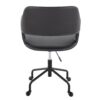 Margarite - Contemporary Adjustable Office Chair - Black - Image 4