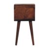 Mini Curved Open Nightstand - Caramel - Image 3