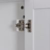 Wooden Bathroom Floor Storage Cabinet With 2 Doors And 6 Shelves - White - Image 19