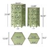 Eliana - Outdoor Side Table, 2 Pieces - Green - Image 9