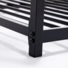 Adam - Twin Over Full Bunk Guard Rail - Black With White Mesh - Image 7