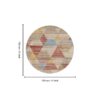 Rabbit - Washable Non - Slip Round Rug - Ivory Multi - Image 6