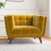 Addison - Mid-Century Modern Lounge Chair - Yellow - Image 5