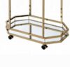 Lacole - Mirrior Serving Cart - Champagne - Image 3