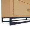 Borah - Contemporary Wood 5 Drawer Dresser - Natural - Image 13