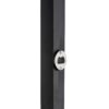 Grill Gazebo 8X5Ft, Outdoor Patio Canopy, Bbq Shelter With Steel Hardtop And Side Shelves - Black - Image 13