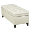Juliana - Storage Ottoman With Hidden Compartment - Ivory - Image 8