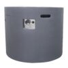 Contemporary 31" Round Fire Pit With 40, 000 Btu - Dark Gray - Image 10