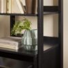 Transitional Narrow Bookshelf With Drawer On Bottom - Black - Image 9
