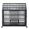 Heavy Duty Dog Cage Pet Crate With Roof & Window On Roof - Black - Image 23